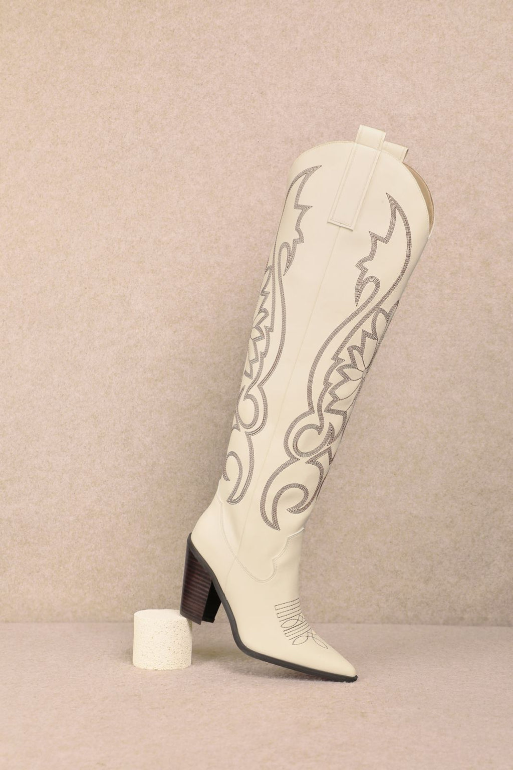 BOTA VAQUERA BLANCA IVY