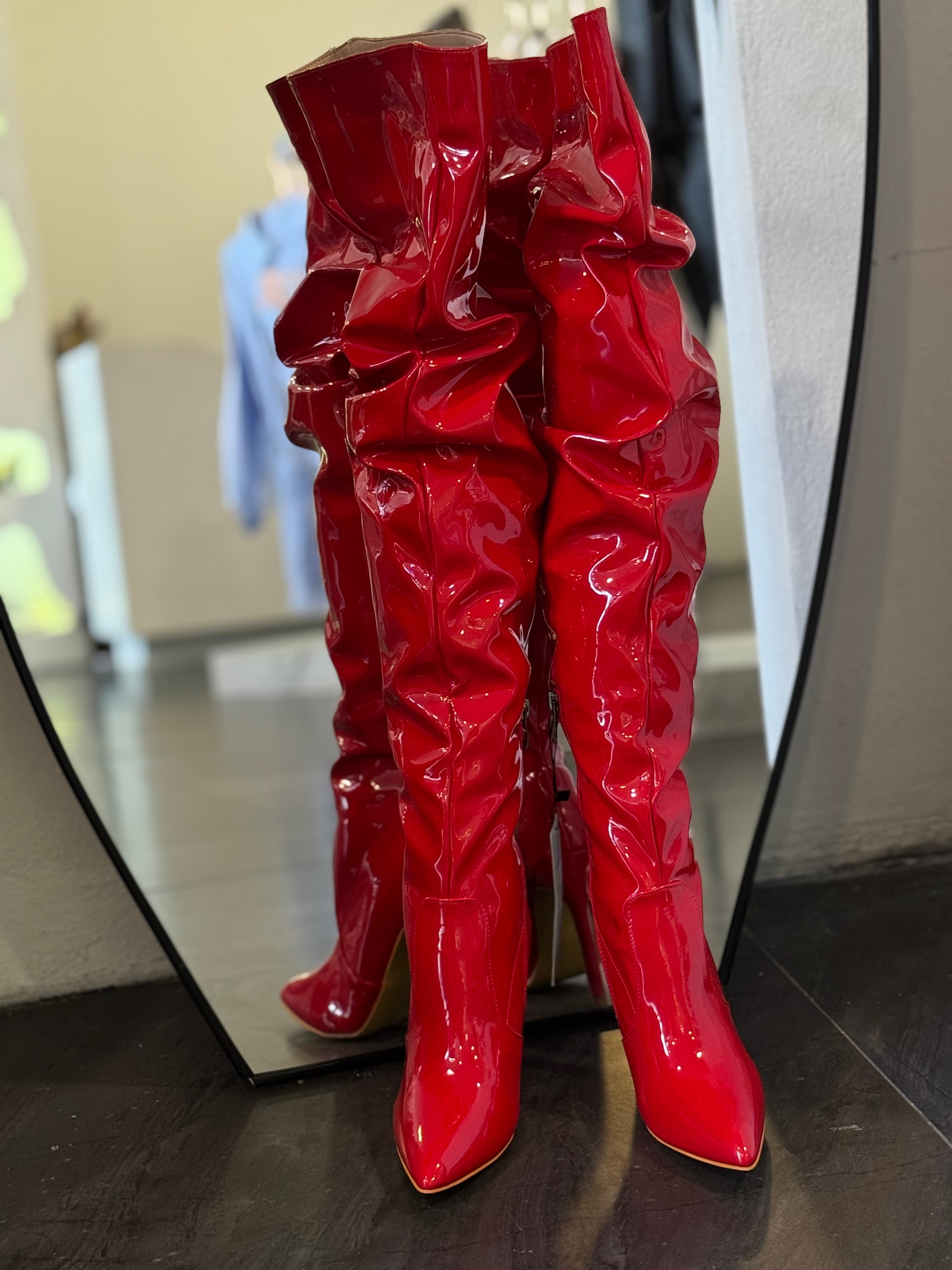 BOTA CHAROL ROJA