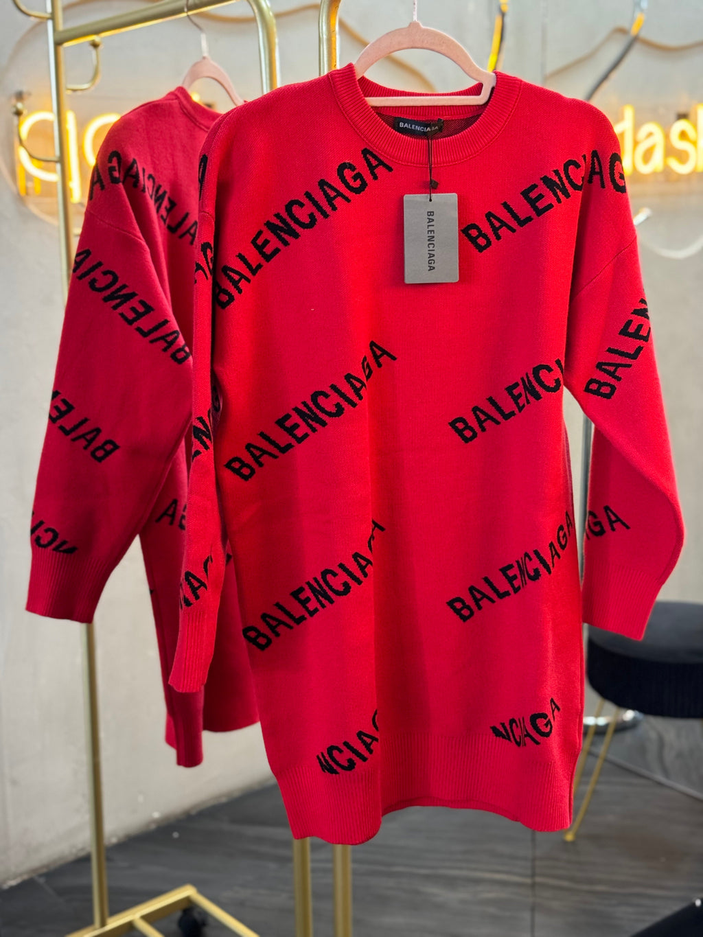 Suéter oversize rojo