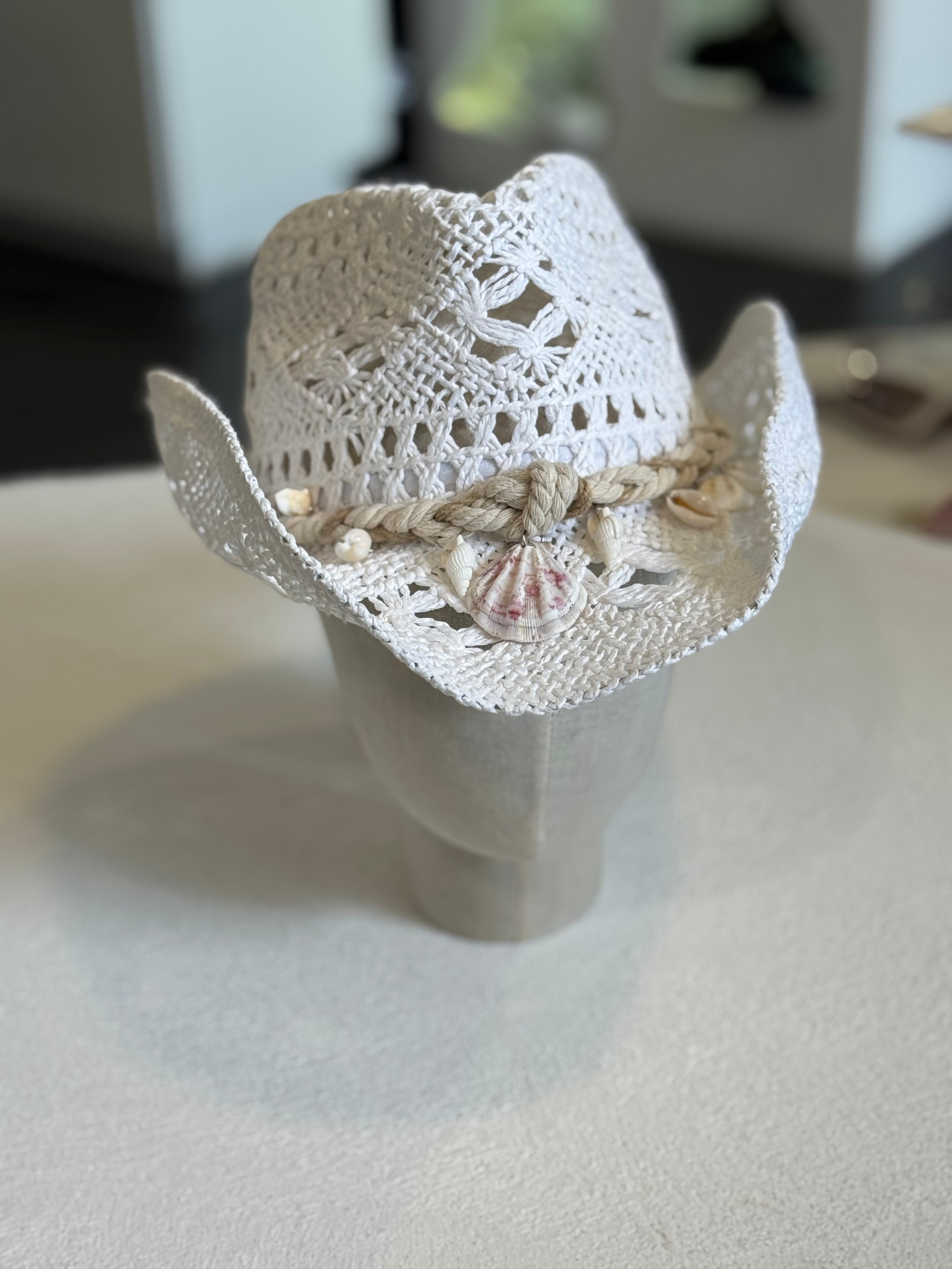 SOMBRERO BLANCO CONCHA GRANDE