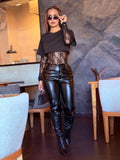 PANTALÓN PINCH WAIST BLACK