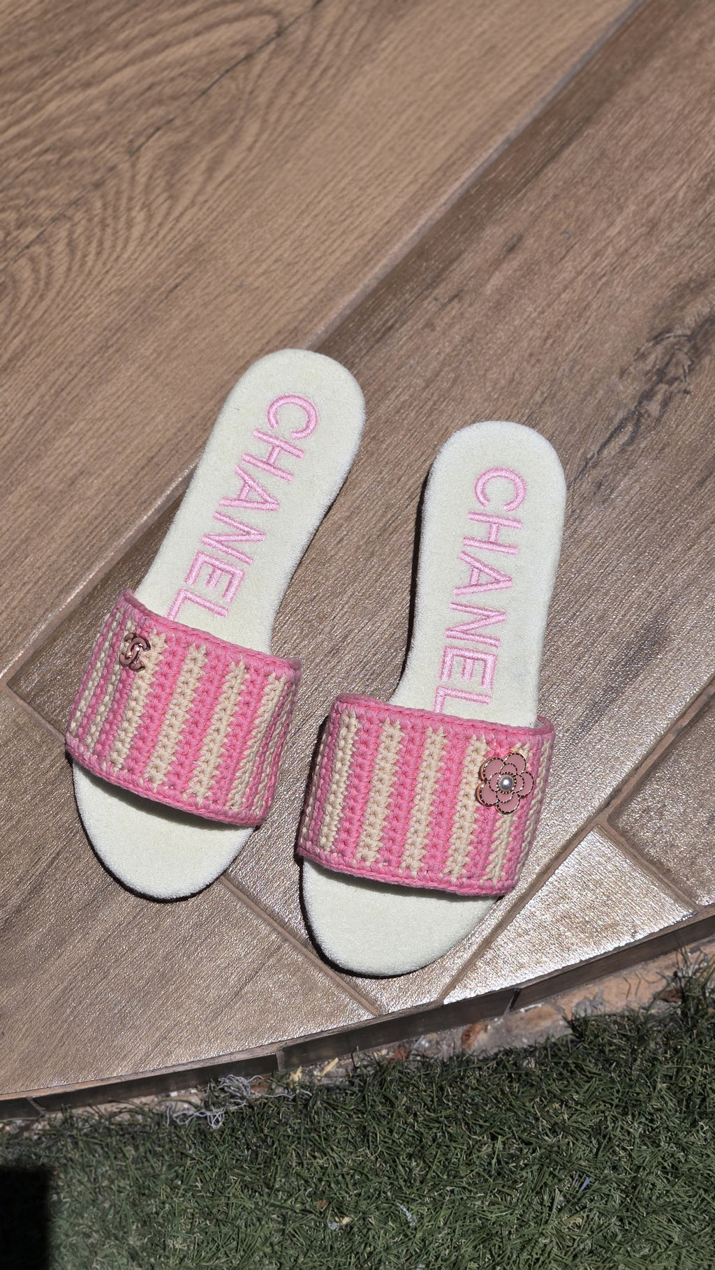 Sandalias rosas