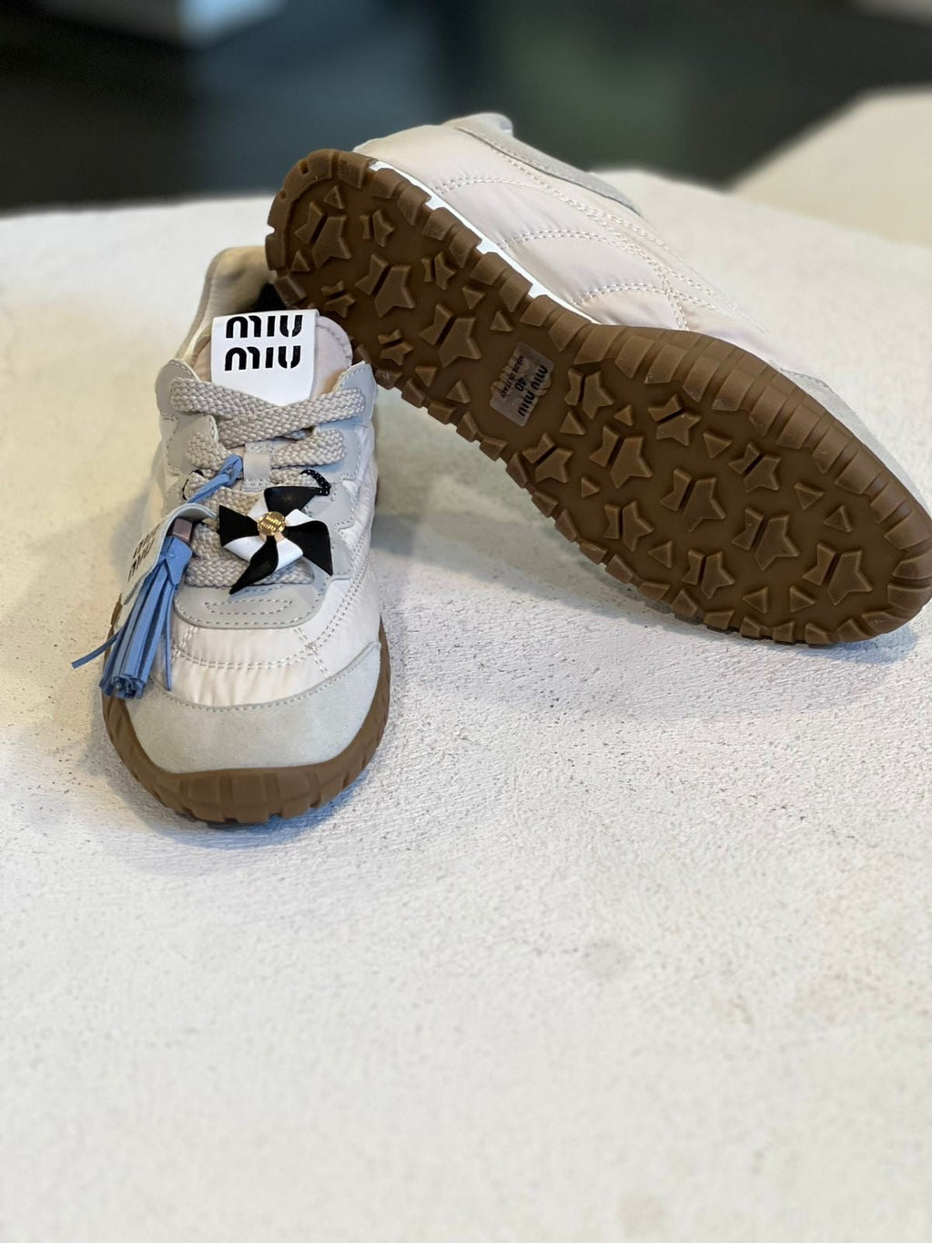 TENIS MU MU BEIGE-M