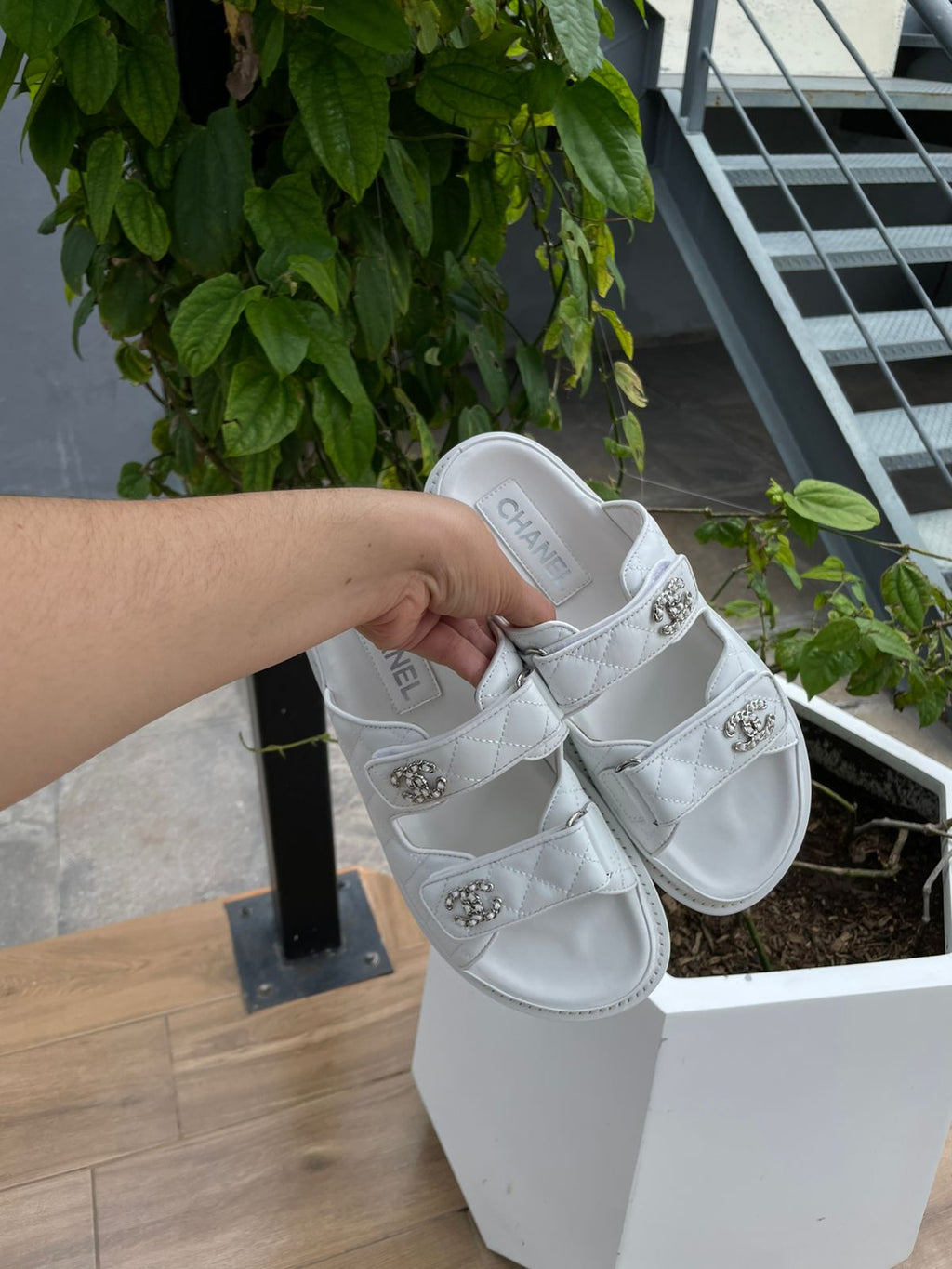 Sandalias blancas