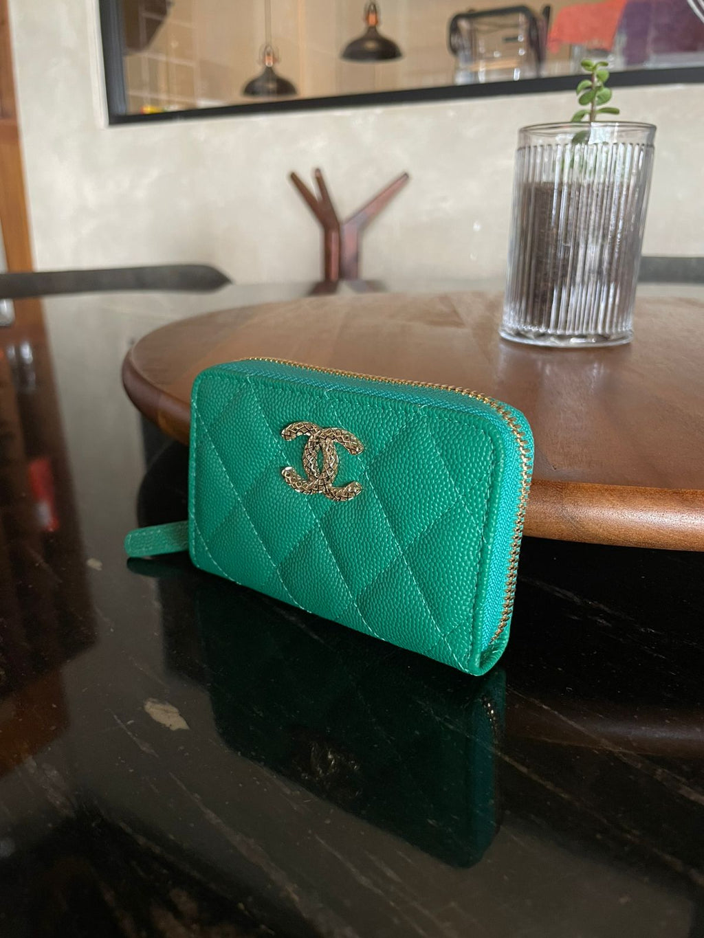 cartera verde