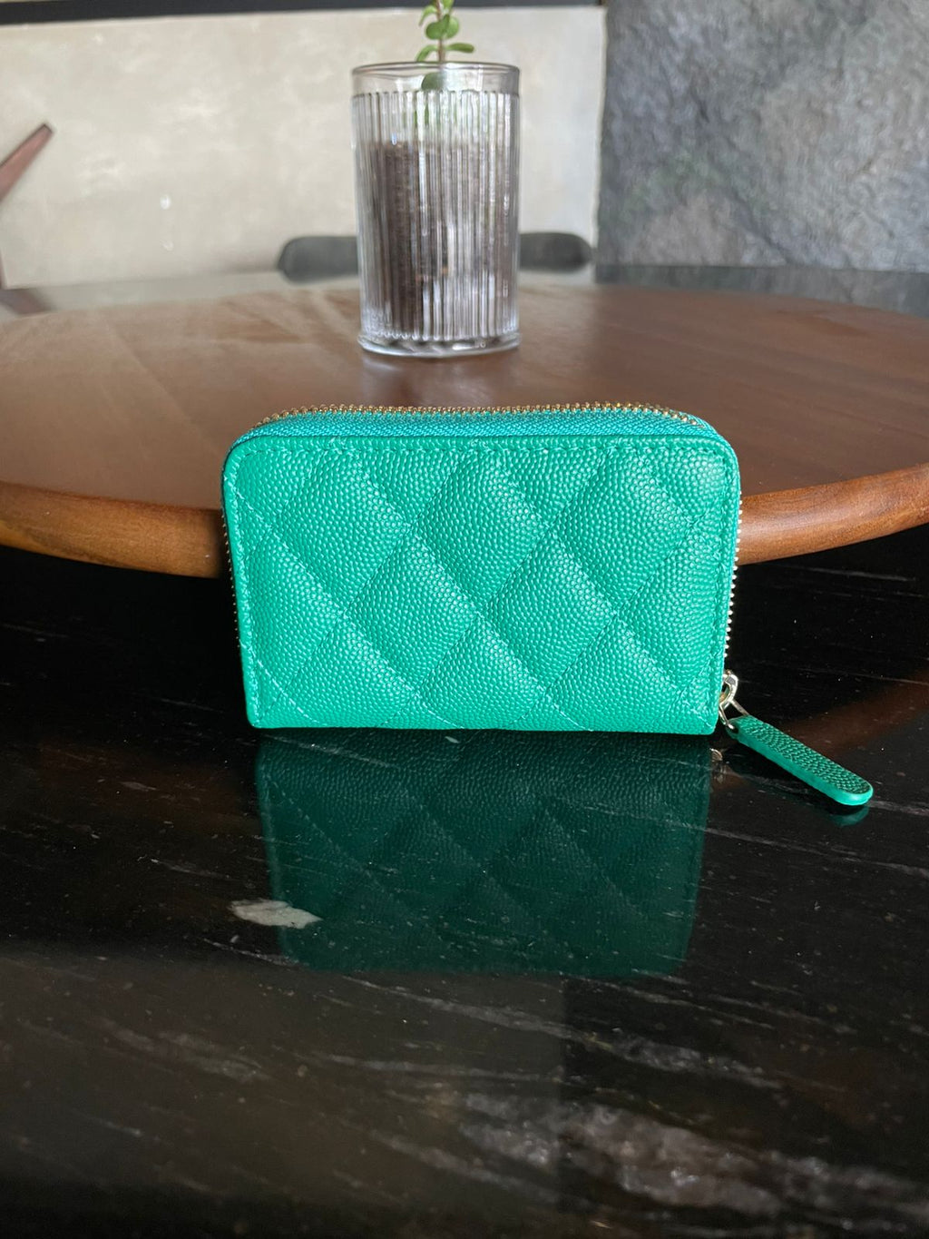 cartera verde