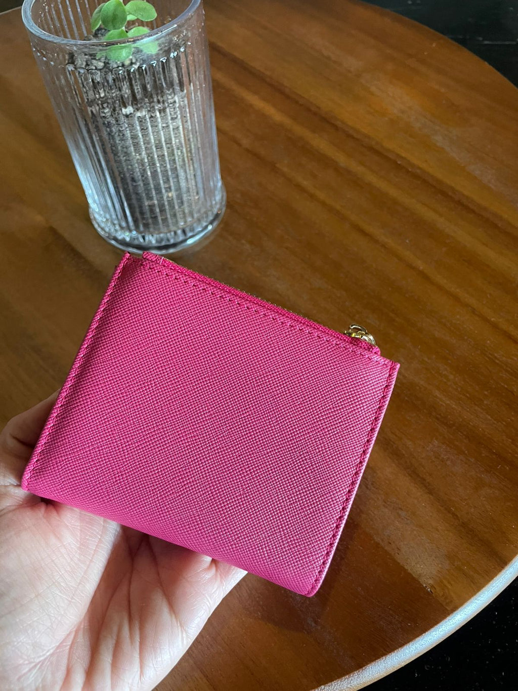 cartera rosa