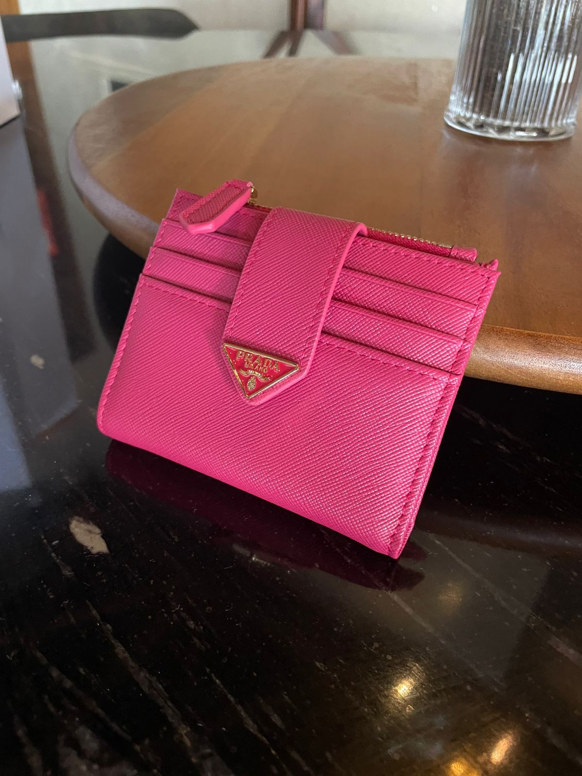 cartera rosa