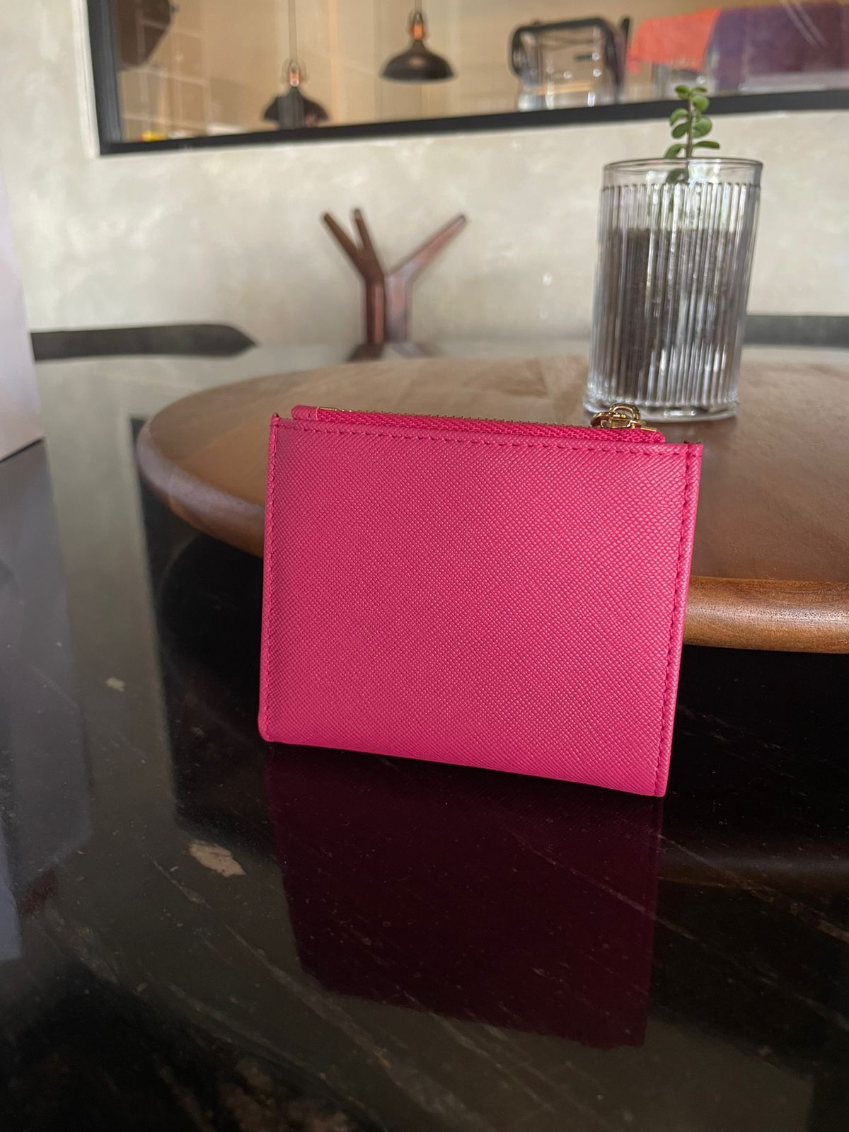 cartera rosa
