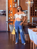 pantalon blanco