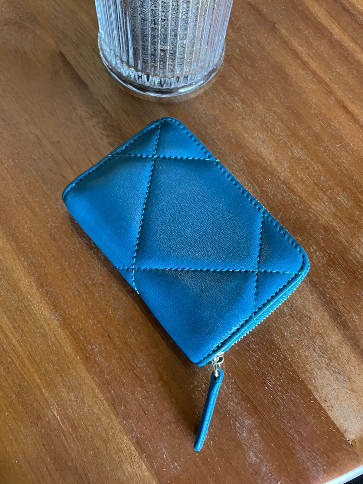 cartera azul