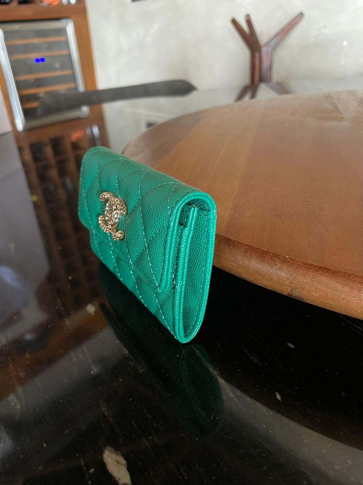 cartera verde