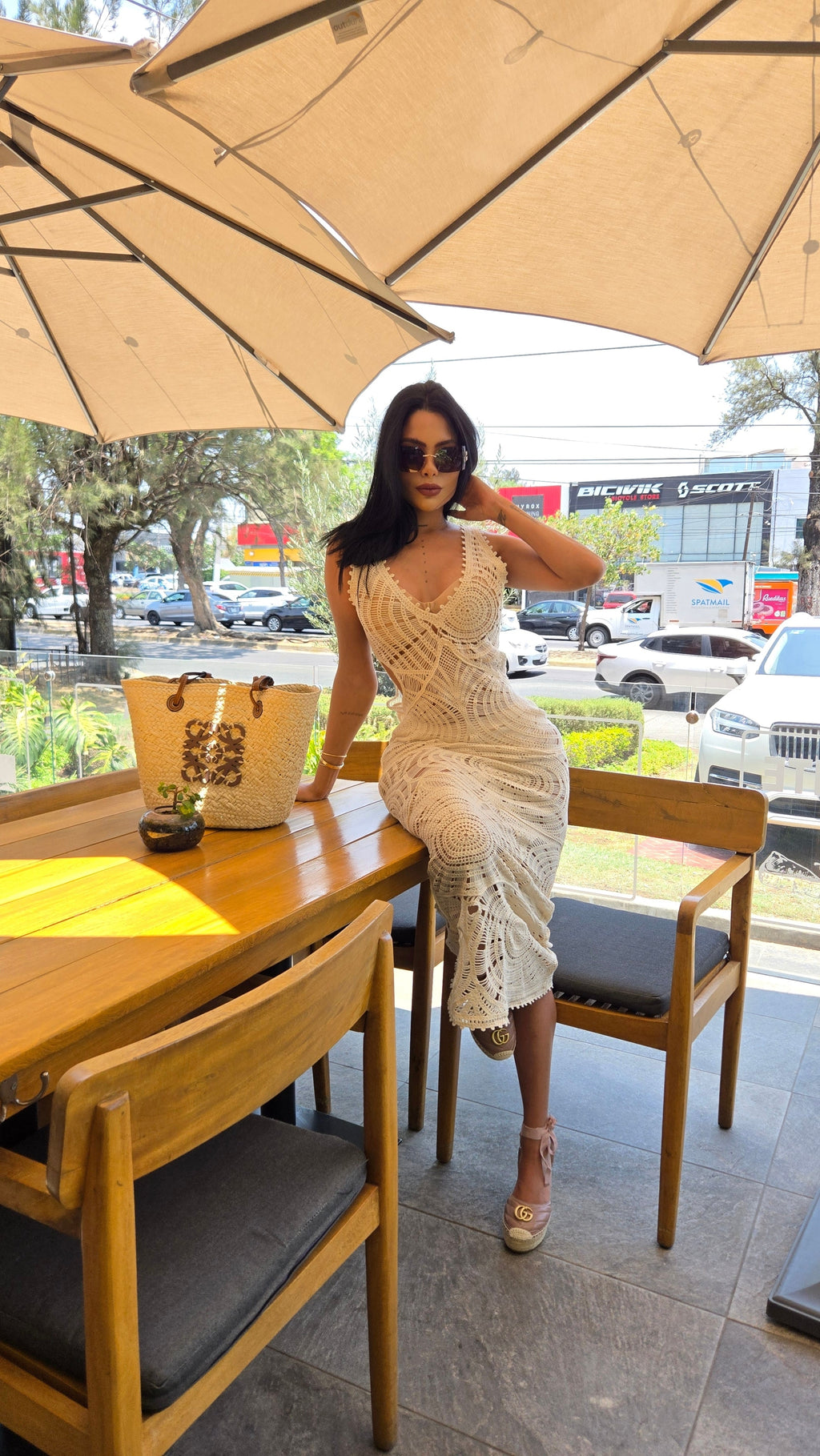 Vestido crochet