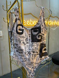Traje de baño letras